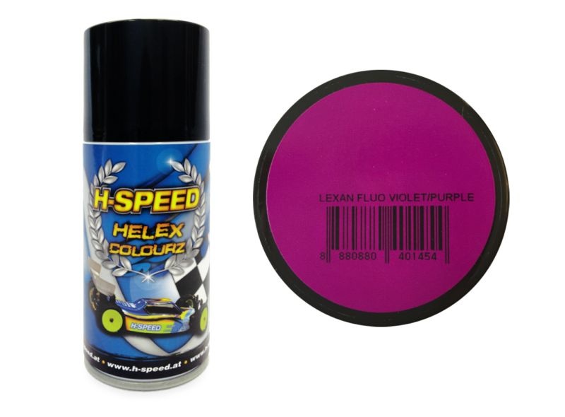 H-SPEED Lexan Spray Farbe Helex Colourz Fluo violett 150ml HSPS014