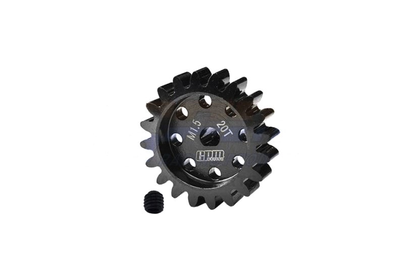 GPM Motorritzel 40Cr-Stahl 20Z Modul 1,5 TRX X-Maxx, XRT TXM020TSBK