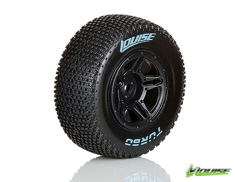 Louise SC-Turbo soft Felge schwarz (2) 12mm TRX-Slash vorn L-T3147SBTF