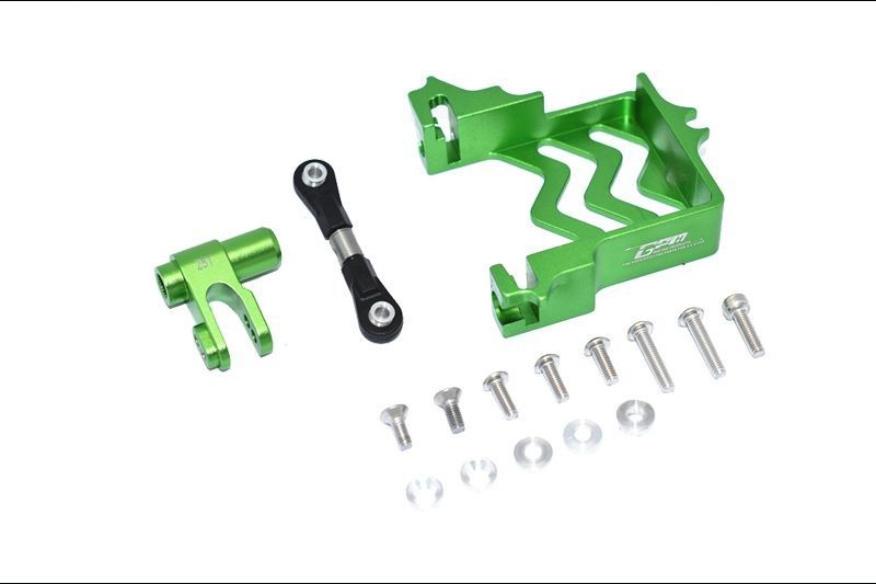 GPM ALU SERVO MOUNT +STAINLESS STEEL TROD+25T ALU SrvHrn -16PCS TXM024G