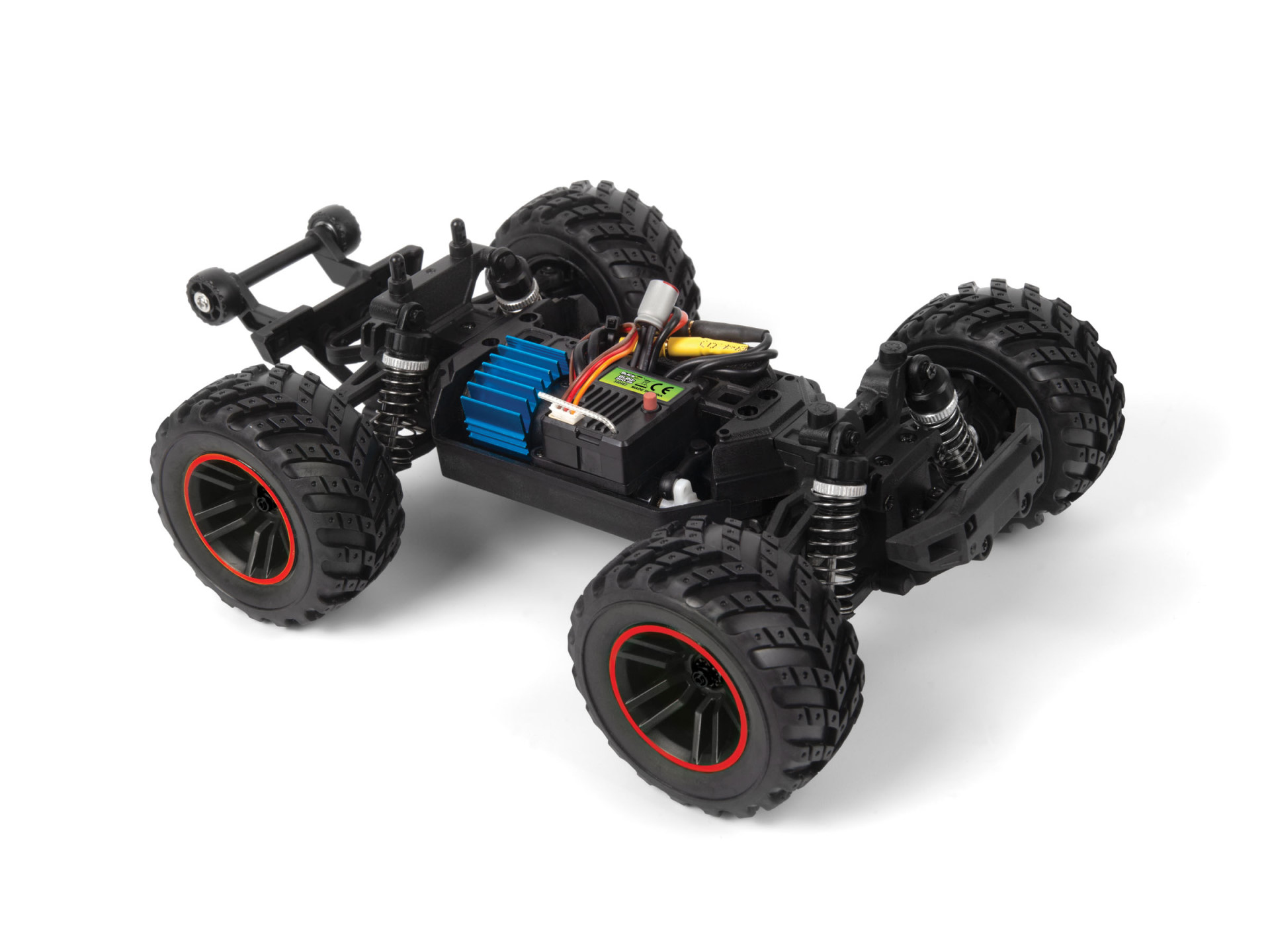 BLACKZON Spryte MT Turbo 1/20 4WD Brushless Monster Truck Rot 540290 - Abbildung 4