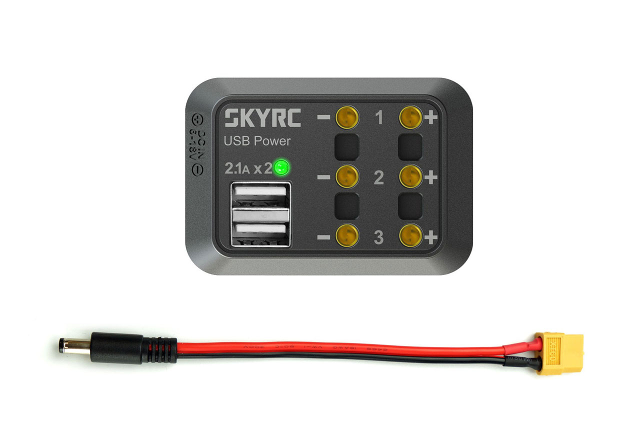 SkyRC Verteilerbox mit DC Stecker SK-600114-02