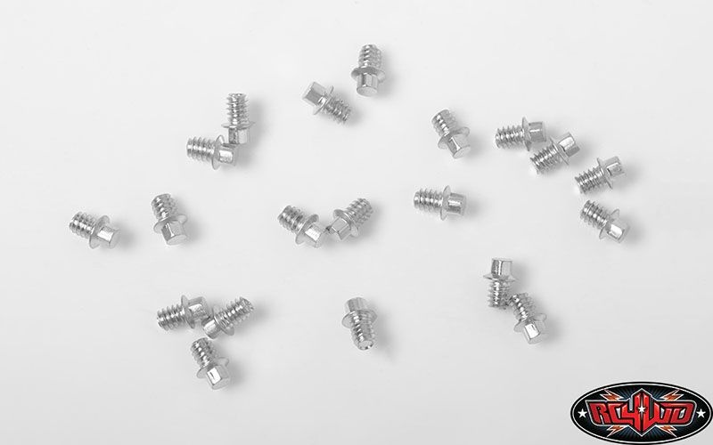RC4WD Miniature Scale Hex Bolts (M1.6 x 2mm) (Silver) Z-S1809