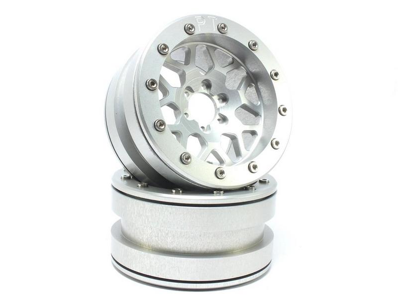 Metsafil Beadlock Wheels PT-MESH silver/silver 2.2 (2) ohne Radnabe