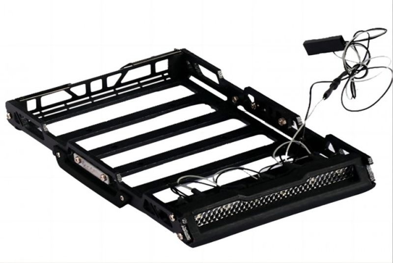 GPM Dachgepäckträger schwarz mit Licht TRX-4M TRX4MZSP1289BK
