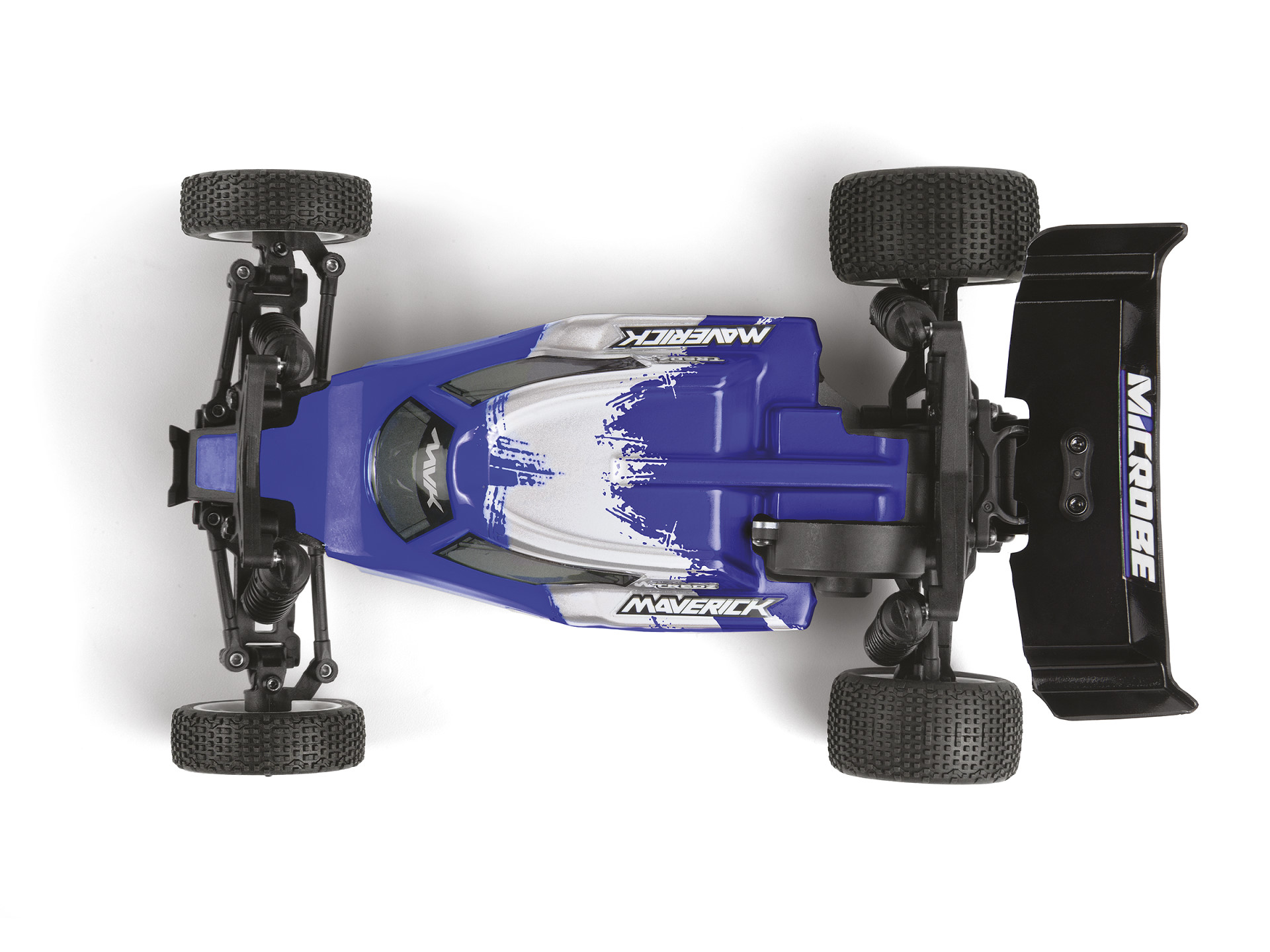 Maverick Microbe Flux 1/24 4WD Mini Buggy Blau Brushless150870 - Abbildung 3