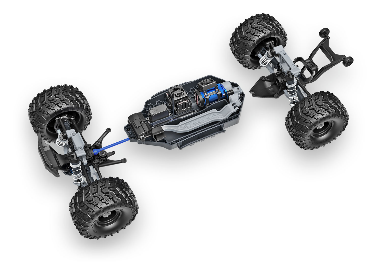 Traxxas Stampede 4x4 VX3 Brushless Monstertruck Rot 1:10 RTR 67454-4 - Abbildung 5