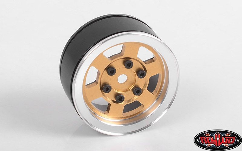 RC4WD Six-Spoke 1.55 Single Internal Beadlock Wheel (Gold) VVV-C0809