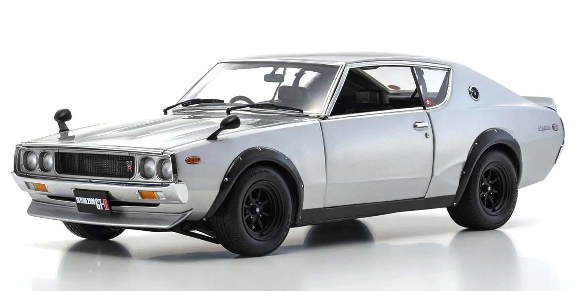Kyosho 1:18 Nissan Skyline 2000 GT-R (KPGC110) 1973 Silver 08255S - Abbildung 1