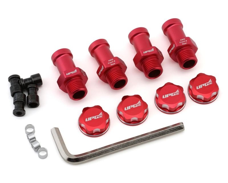 Upgrade RC Aluminum 17mm Hex Conversion rot für Traxxas Stamped 4x4