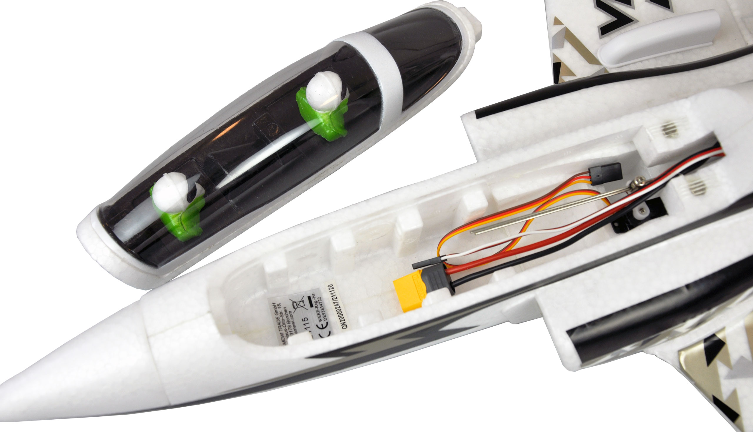 Amewi AMXFlight Viper Hpat Jet V2 EPO PNP weiß/schwarz 24115 - Abbildung 4