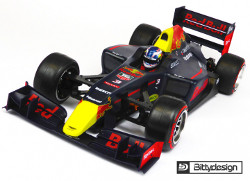 Bittydesign Body Type-6R F1 Lightweight (Clear) BDF-1T6R