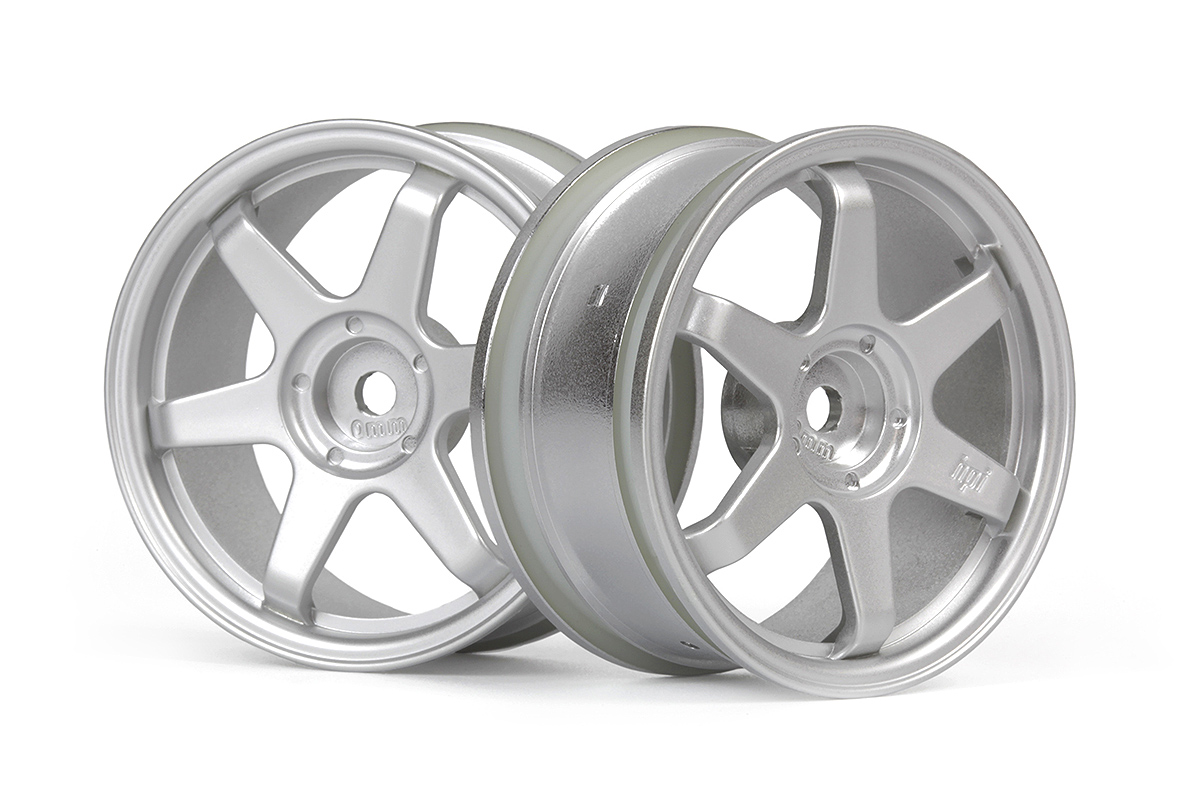 HPI TE37 Felge 26mm Matt Chrome (0mm Offset) HP160751