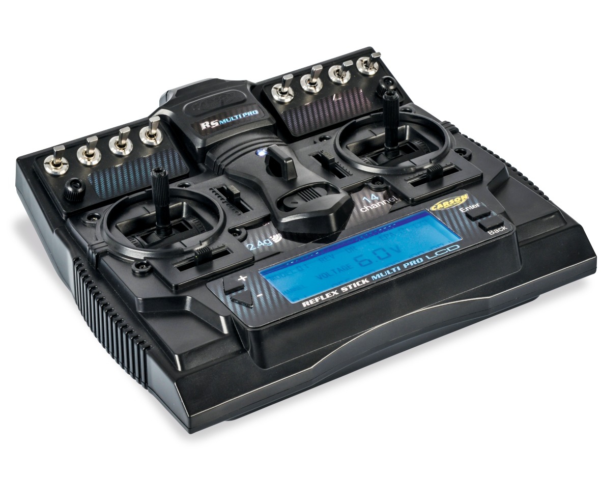 Carson 01004 FS Reflex Stick Multi Pro LCD 2.4G 14CH 500501004