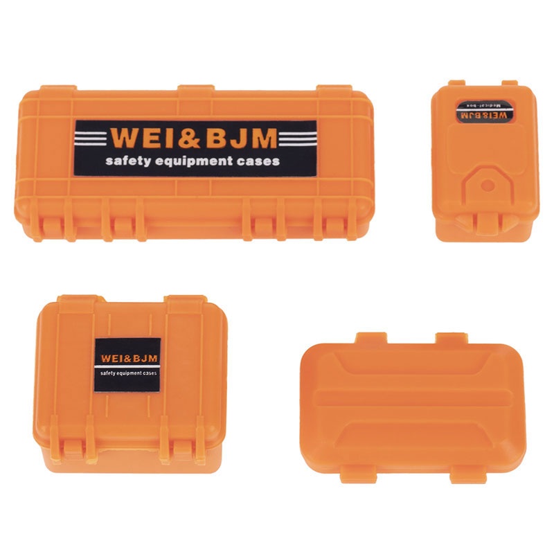 H-SPEED Werkzeug- und Transportkisten Set orange (4teilig) HSPY054