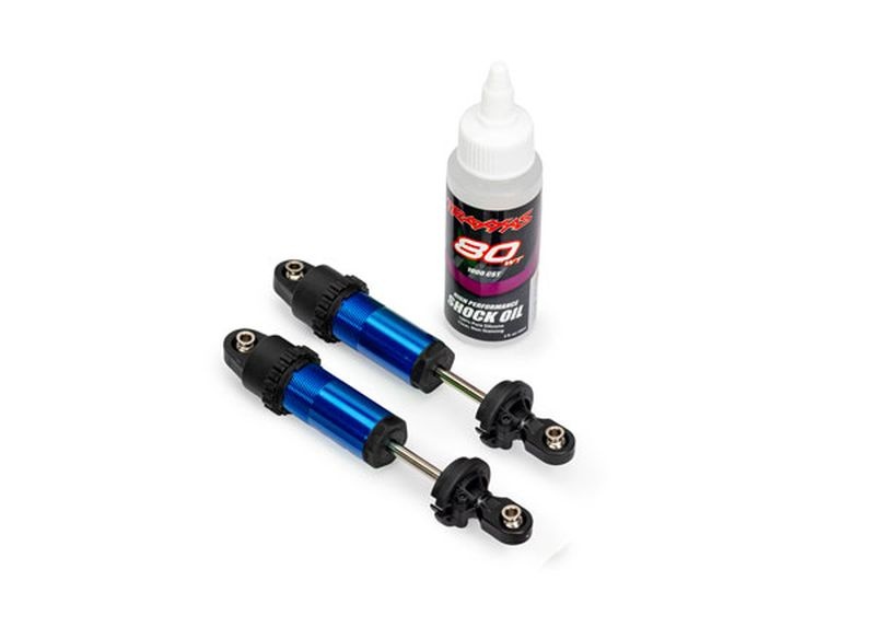 Traxxas Dämpfer GTMAXX vo blau ohne Federn Funco 10961-BLUE