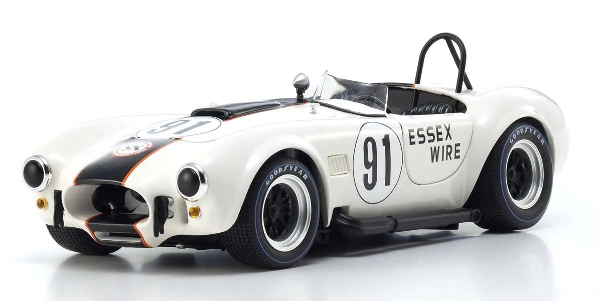 Kyosho 1:18 Shelby Cobra 427 S/C Essex Wire Bridgehampton 1965 Nr.91 08047EW - Abbildung 1