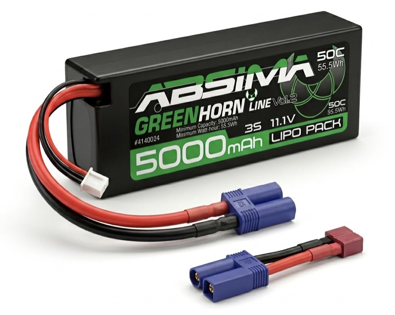 Absima Greenhorn LiPo 3S/11,1V 50C 5000 HC (EC5/T-Plug) 4140024