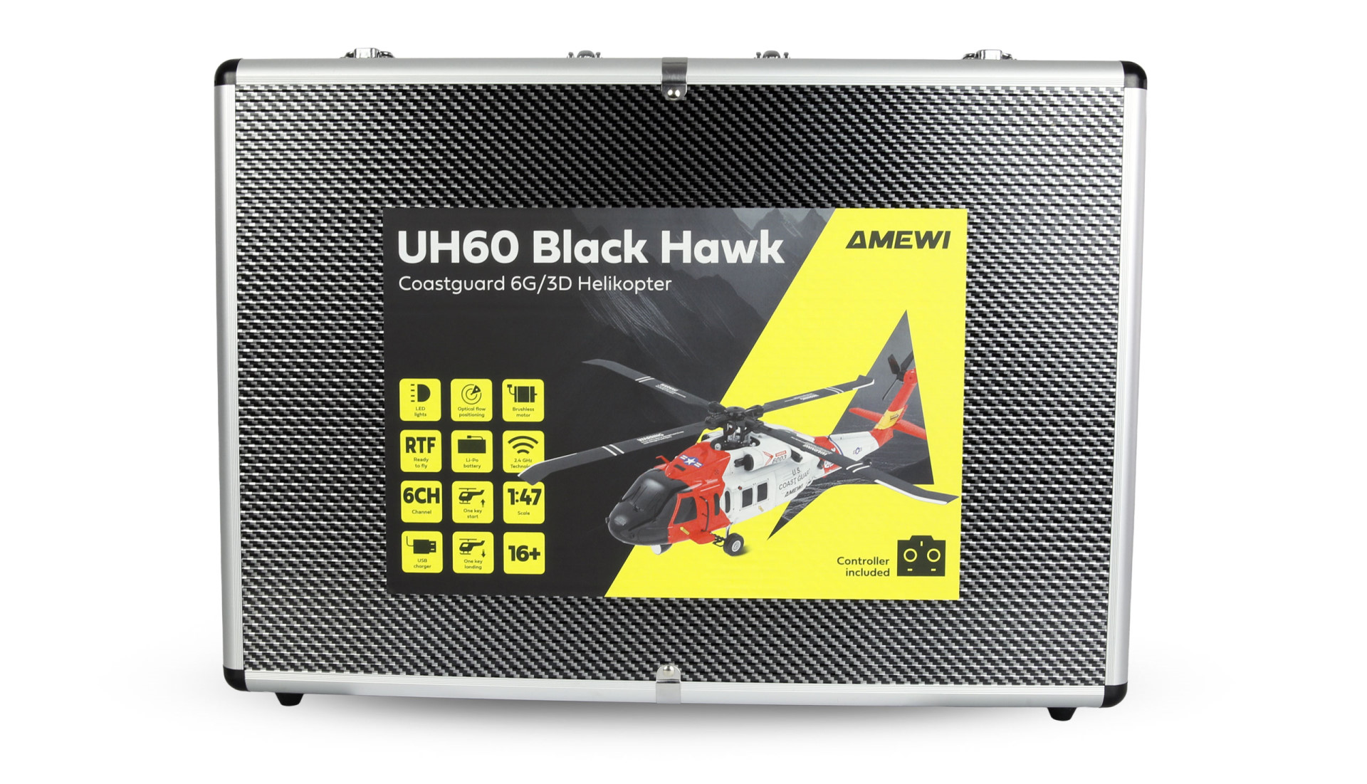 Amewi UH60 Black Hawk Coastguard Helikopter 6G/3D RTF 25366 - Abbildung 9