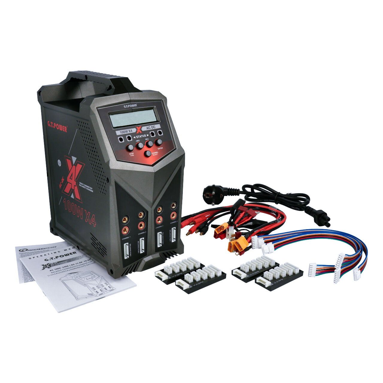 GT-Power Ladegerät X4 LiPo 1-6s 100W AC GT149