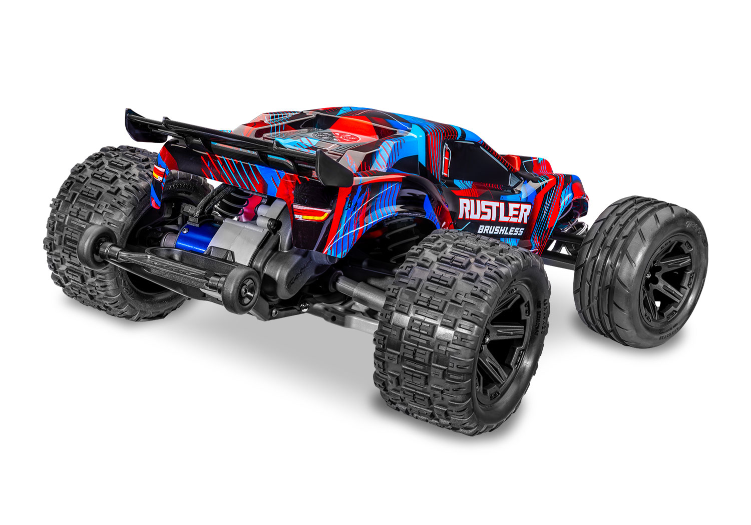 Traxxas Rustler 2WD VX3 Brushless Stadium Truck 1/10 Rot 37454-4 - Abbildung 3