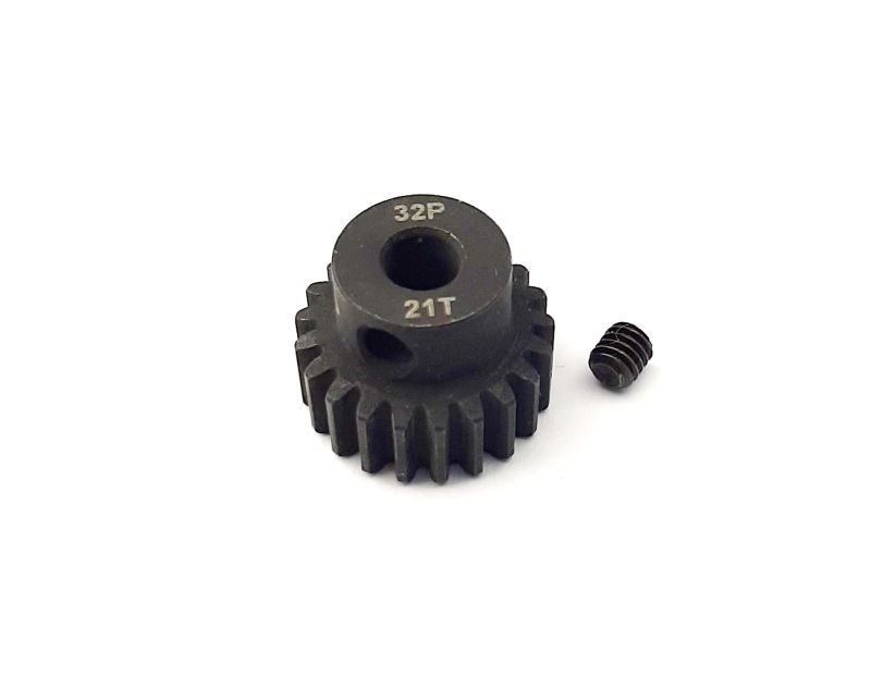 H-SPEED Ritzel 21 Zähne 32dp, 5mm Stahl (M0.8) HSPX221 - Abbildung 1
