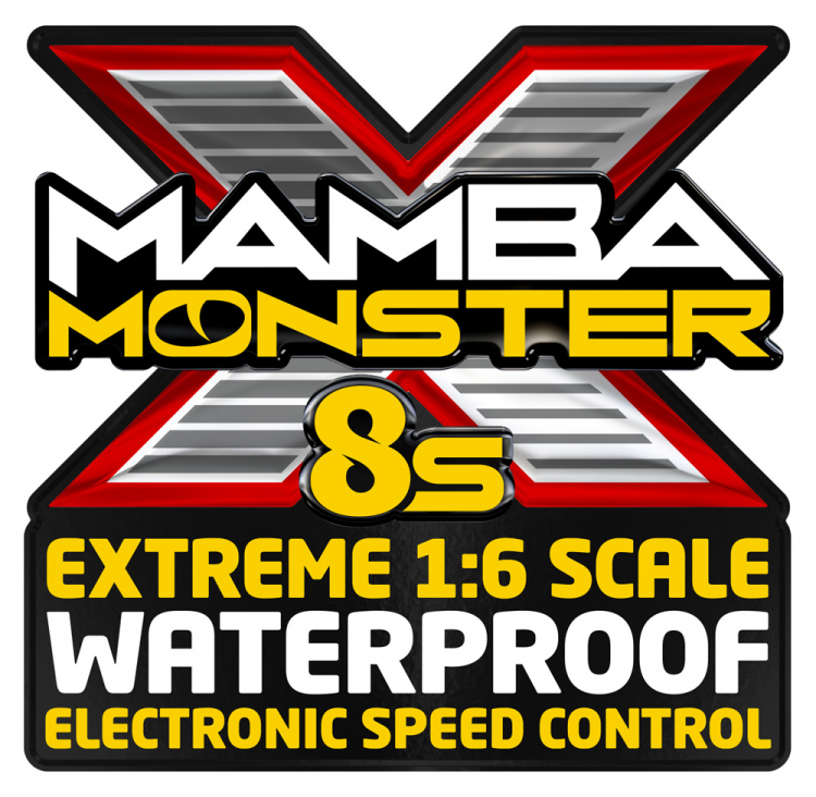 Castle Mamba Monster X 8S 33,6V 1717-1260KV Sensor Combo 010-0165-03