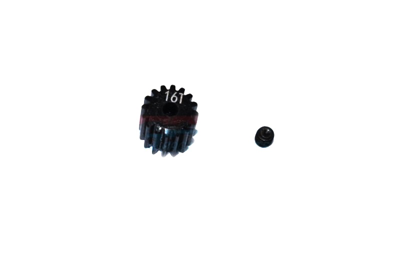 GPM HARDEN STEEL 45# 16T PINION GEAR -2PC SET Team Losi Mini-T 2.0 schwarz
