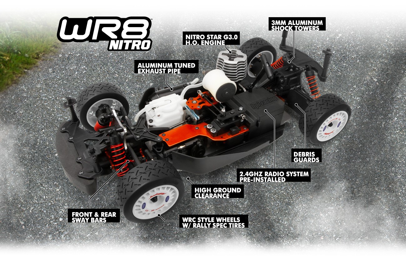 HPI WR8 3.0 1996 Ford Escort RS Cosworth Rally Sanremo 160557 - Abbildung 13