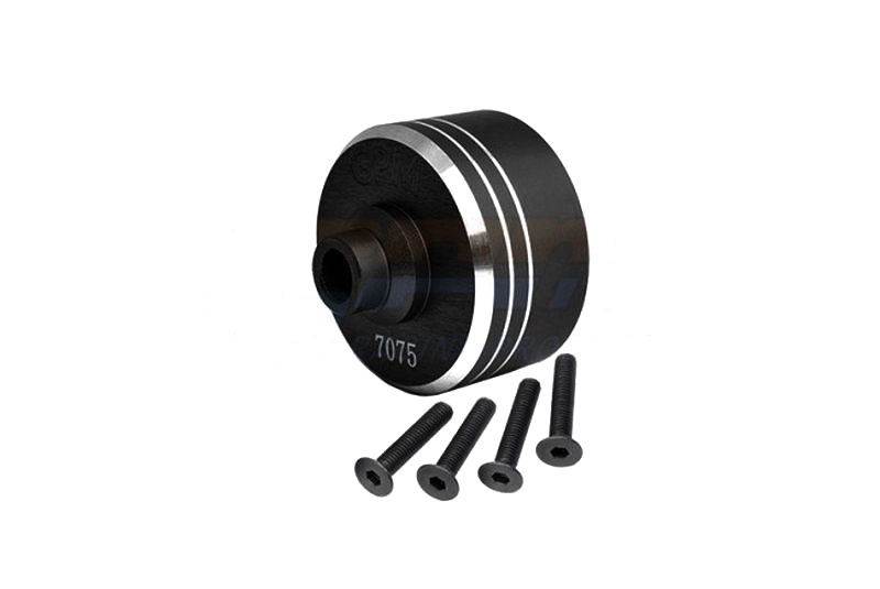 GPM Aluminium 7075 Diff-Gehäuse v/m/h TAMIYA XV02, TT02 XV2011BK