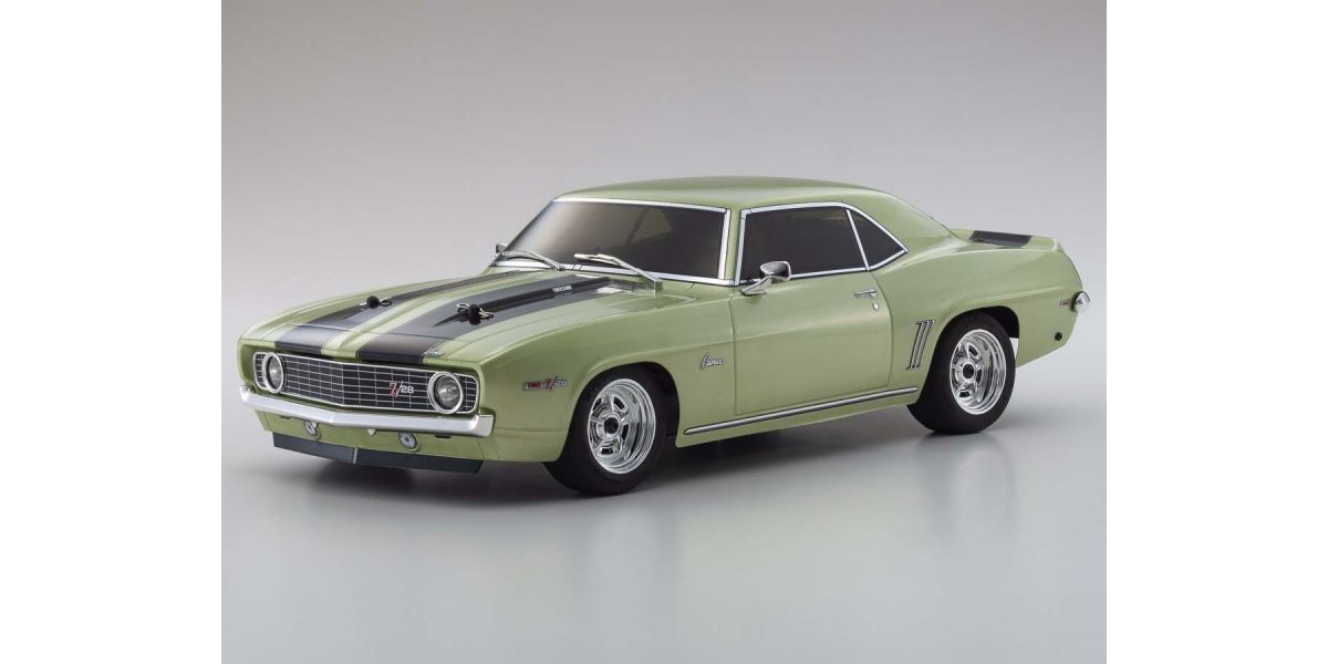Kyosho FAZER MK2 Chevy Camaro Z28 1969 1:10 Frost Green ReadySet 34418T2B