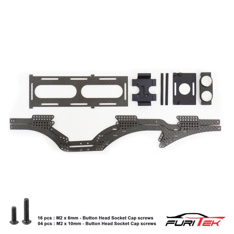 FURITEK CARBON FIBER KIT WITH ALU SKID FOR CAYMAN PRO 6X6S Cayman Pro Parts FUR-2315