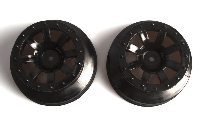 LRP S10 Twister SC Speichen Felge schwarz (2 Stk.)