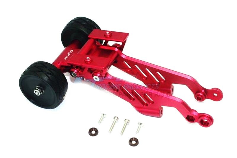 GPM Aluminium Wheelie mit Flügelbefestigung hinten rot GPM ARRMA Outcast 6s MAO040RR
