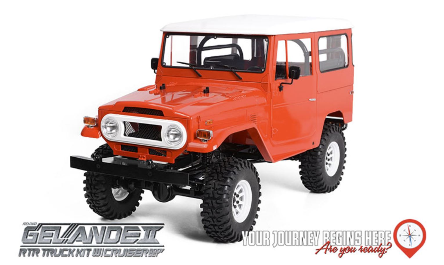 RC4WD Gelande II RTR mit Truck Cruiser Karosserie Z-RTR0047