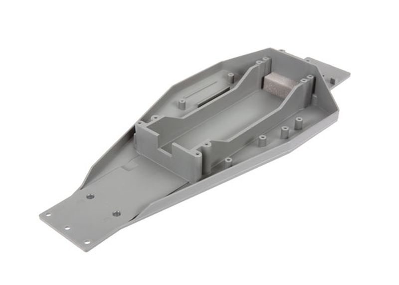 Traxxas Chassis unten grau (166mm Akkufach) benötigt 3725R Reglerplatte 3728A