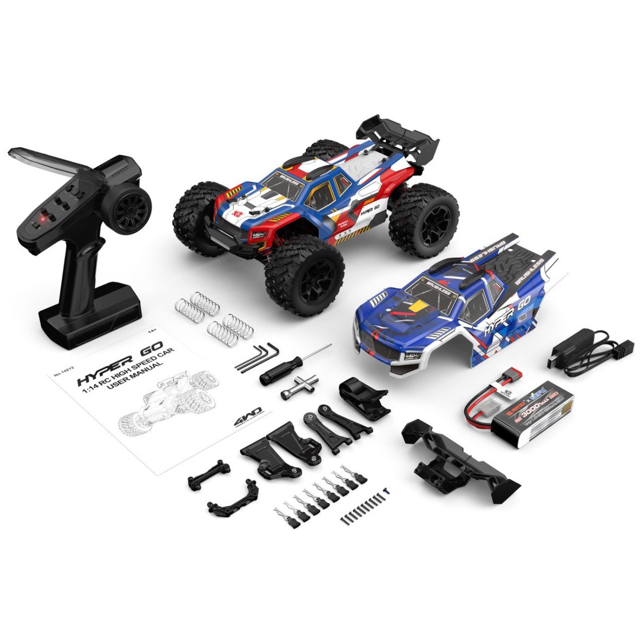 MJX Hyper GO 14212 1/14 Brushless Truggy 4WD RTR - Abbildung 8
