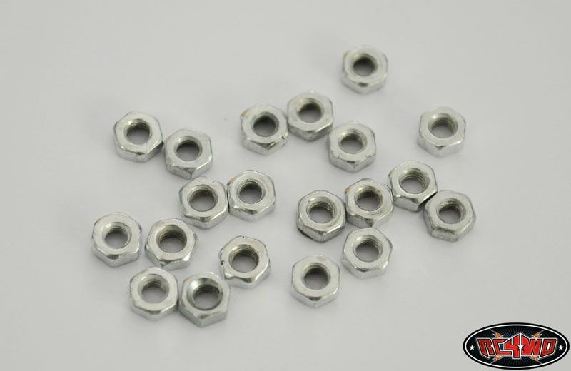 RC4WD Regular M3 Nuts (20) Z-S0628