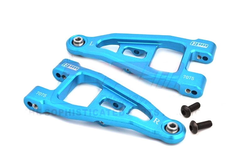 GPM Querlenker 7075-T6 Aluminium vorne unten blau für Tamiya BBX BBX055SB