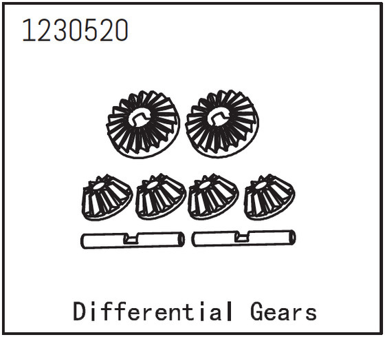 Absima Differentialgetriebe Set 1230520