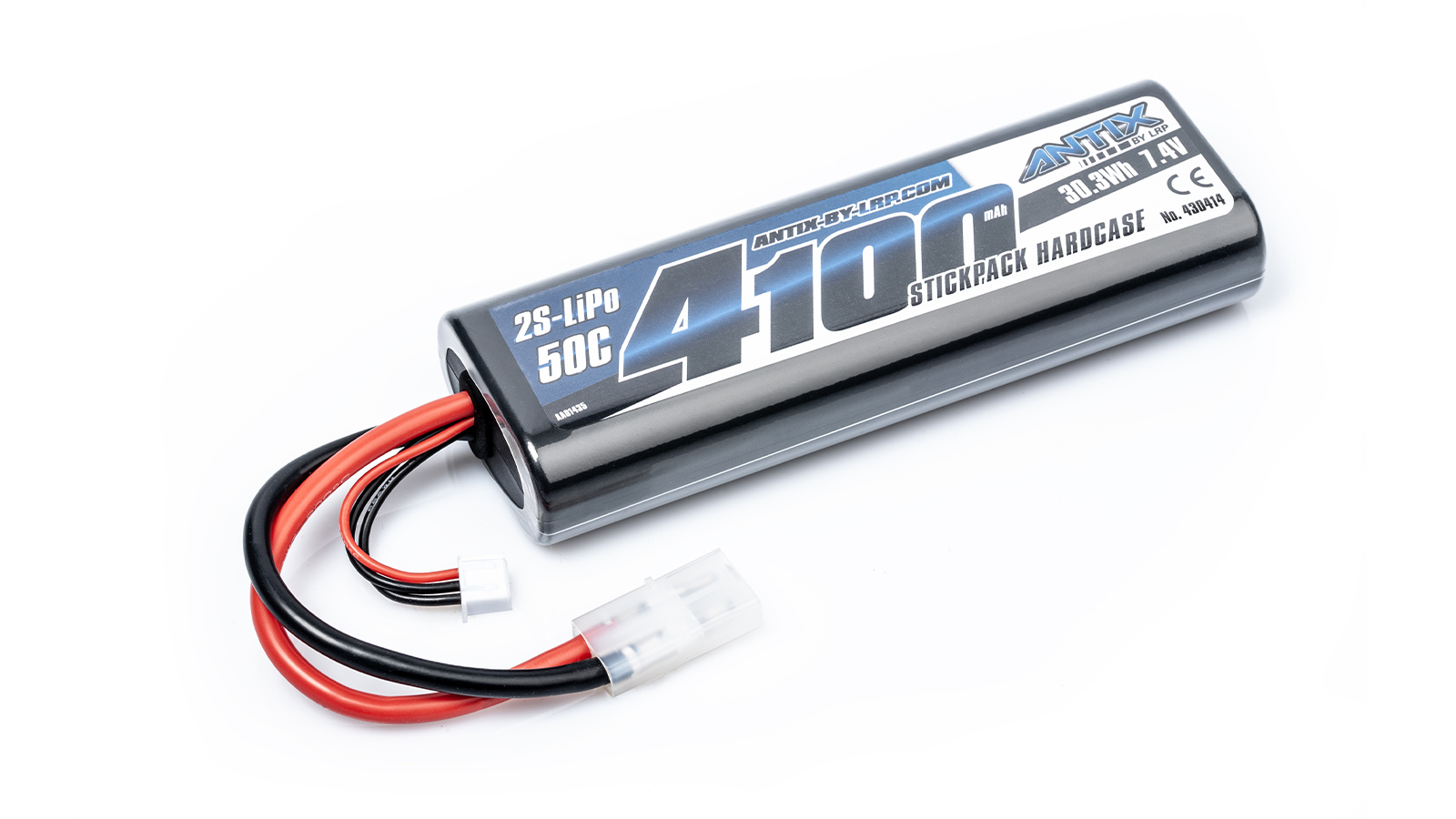 ANTIX by LRP 4100 7.4V 50C LiPo Car Stickpack Hardcase Tamiya Plug