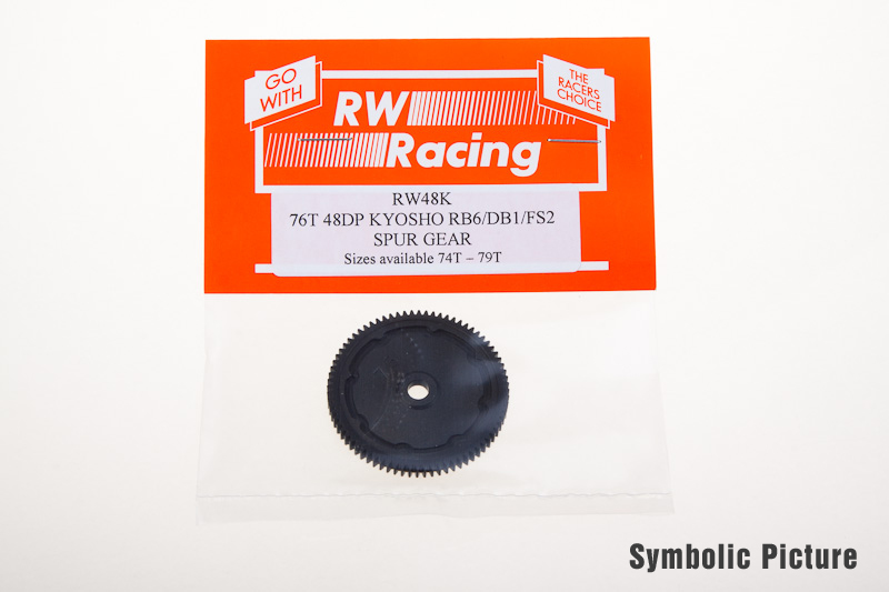 RW48K74 Hauptzahnrad 48dp 74Z für KYOSHO RB6/DB1/FS2 - Abbildung 2