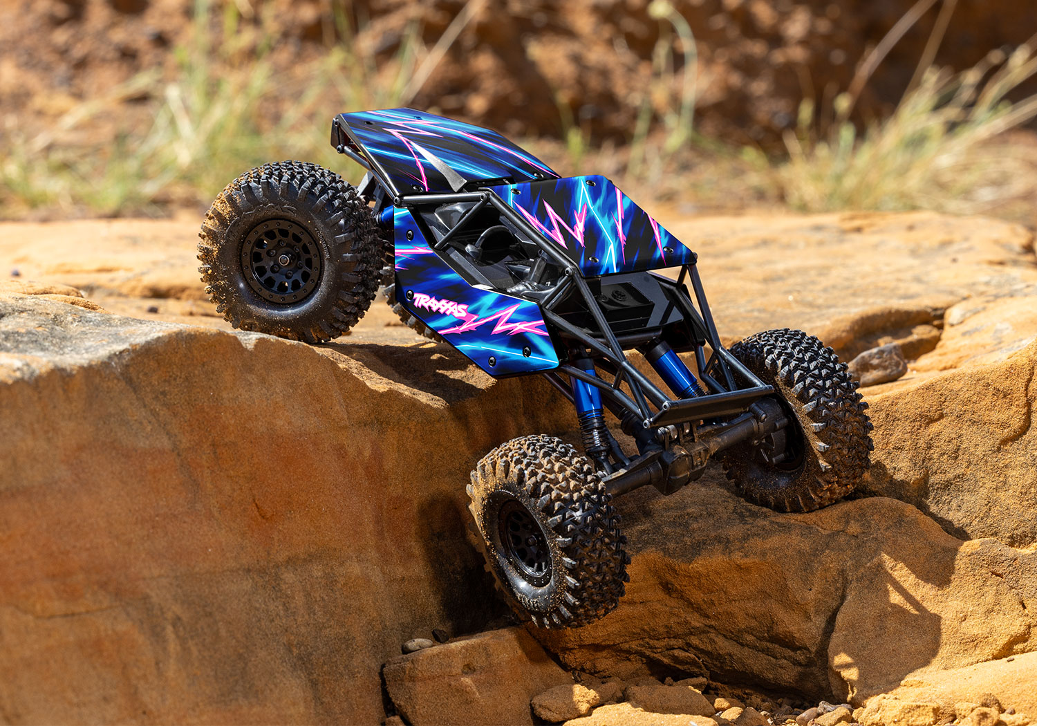 Traxxas TXC-4M Extreme Brushless Crawler 1/18 RTR blau RTR m. Akku&Lader 120074-1-BLUE - Abbildung 5