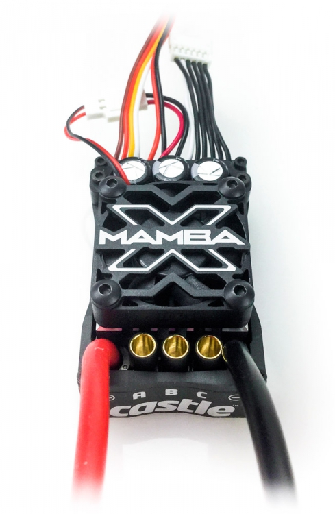 Castle MAMBA X Sensored ESC 25,2V 8A Peak BEC WP 010-0155-00