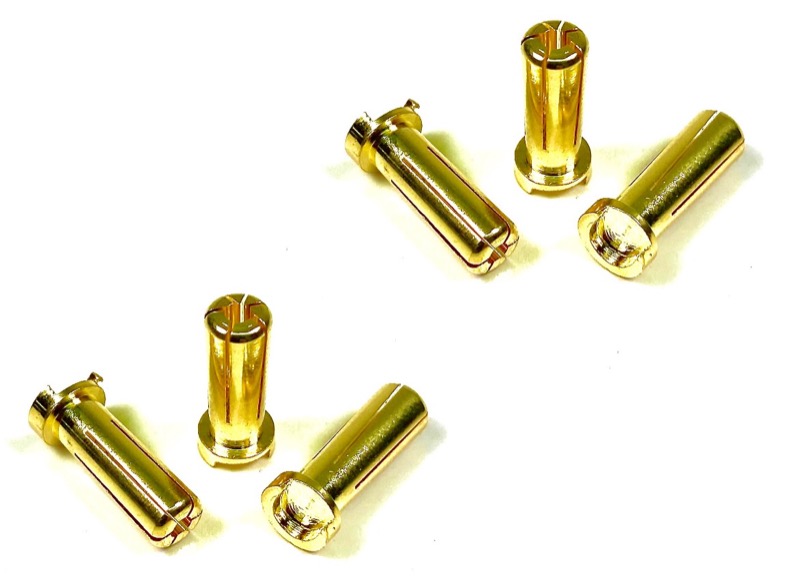 Absima 5mm Goldstecker (6 St.) 3040017