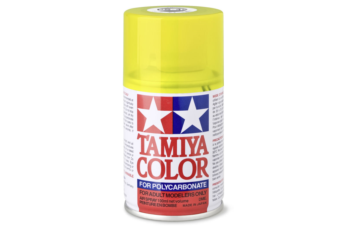 Tamiya Color Lexan Spray Farbe PS-42 Translucent Gelb PS42 Yellow 100ml 300086042