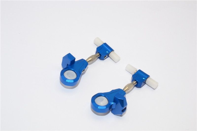 GPM Alu Querlenker einstellbar oben vorn blau Tamiya TT02
