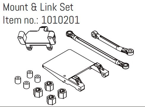 Hobby Plus Mount & Link Set - GOAT 240318