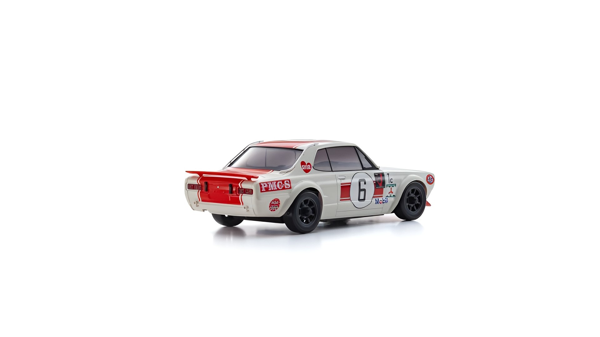 Kyosho Mini-Z AWD Skyline 2000GT-R KPGC10 Racing'72 Red No6 (MA020/KT531P) 32643R - Abbildung 2