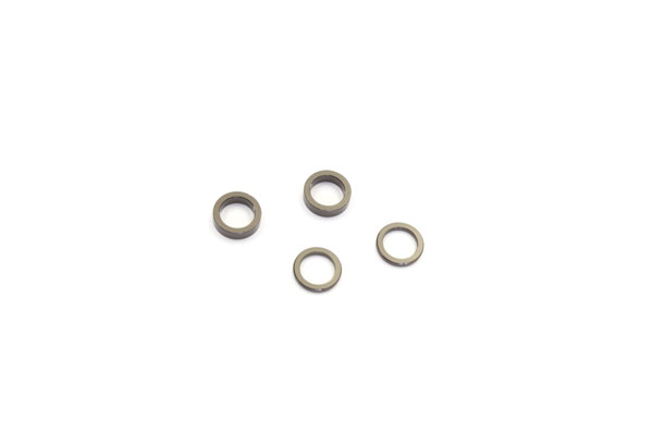 Kyosho SCHEIBEN ALU, 5X7X1MM, GRAU (2) W0149GM
